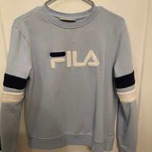 Fila Baby Blue Crew Neck Sweatshirt